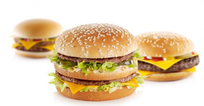 Чизбургер и гамбургер: различия в Макдональдсе