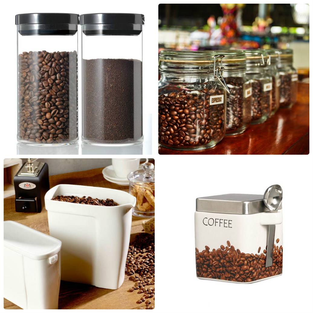 Хранение свежего кофе в зернах: