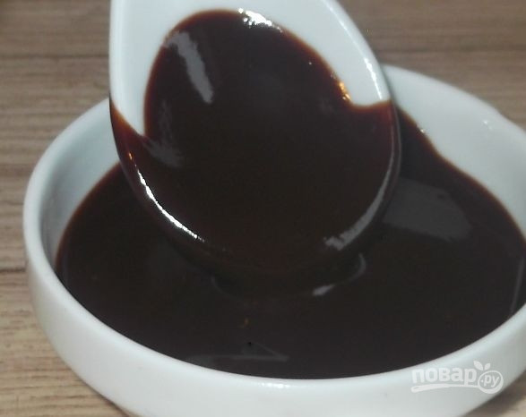 Процесс приготовления шоколадной глазури с маслом сливочным