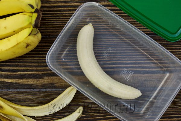 Совместное хранение бананов с другими фруктами