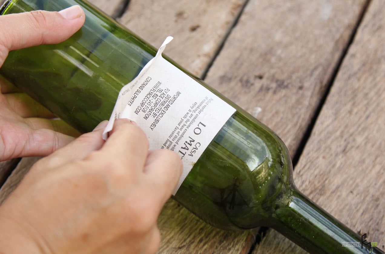Удаляем этикетку со стеклянной бутылки: безопасно и легко