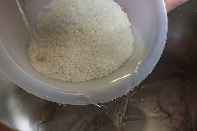 Вода для промывки риса