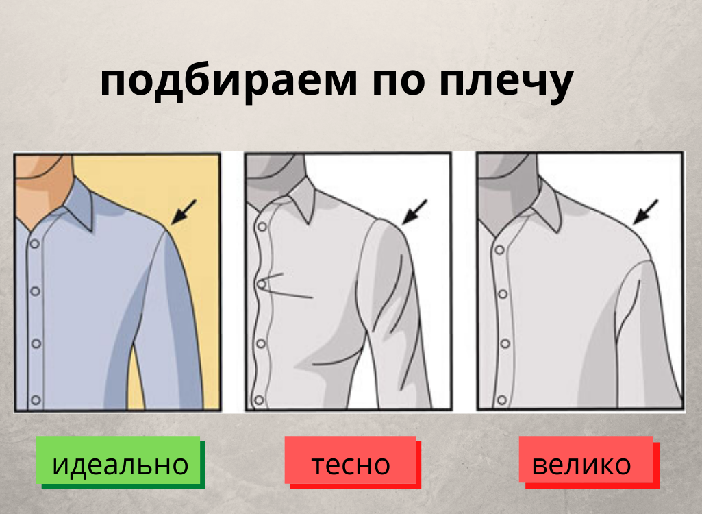 Выбор рубашки с коротким рукавом